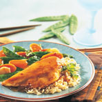 Asian Glazed Chicken & Stir-Fry Vegetables