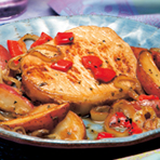Pork with Roasted Peppers & Potatoes