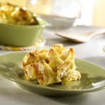 Cheddar-Swiss Strata