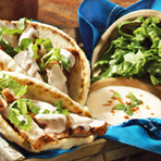 Grilled Pork in Pita