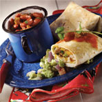 Oven-Fried Chicken Chimichangas