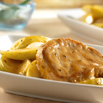 Golden Mushroom Pork & Apples