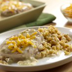 Pork Chops & Stuffing Bake