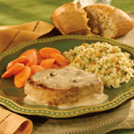 2-Step Garlic Pork Chops