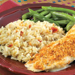 Lemon Fish with Herb Rice