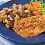 Savory Pork Chops with Cranberry Stuffing