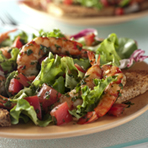 Tuscan Shrimp Salad with Toast Points