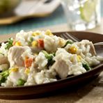 Baked Chicken & Cheese Risotto