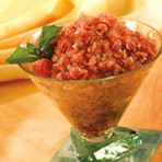 Pomegranate Blueberry Granita