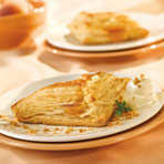 Peach & Cinnamon Crumble Turnovers