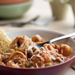 Cheese Tortellini with Roasted Garlic & Herb Sauce