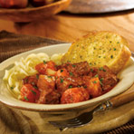 Roasted Garlic Beef Stew with Texas Toast