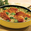 Skillet Chicken with Garden Broccoli Brown Rice