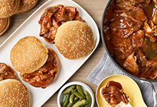 Quick Barbecued Beef Sandwiches