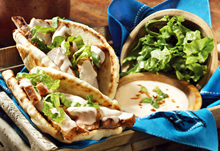 Grilled Pork in Pita