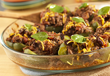 Picadillo Stuffed Pepper Casserole