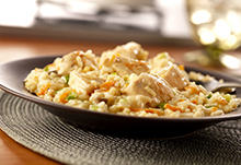 Simple Creamy Chicken Risotto