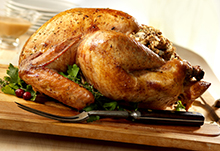 Roast Turkey with Mushroom Stuffing