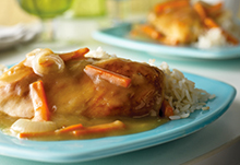 Chicken with Honey Mustard Glaze