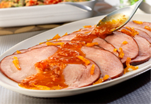 Double-Apricot Glazed Ham