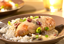 Saucy Cranberry Orange Chicken