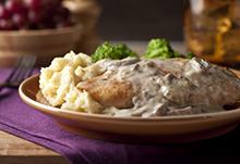 Quick Mushroom Chicken Bake