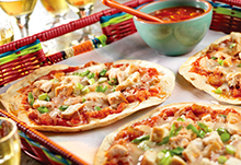 Chicken Picante Pizzas