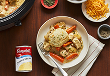 Slow Cooker Chicken & Dumplings