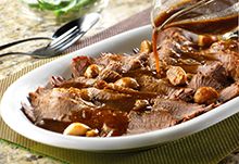 Braised Brisket with Garlic