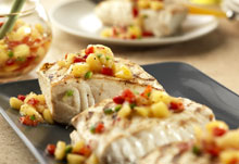 Fish with Pineapple Chutney