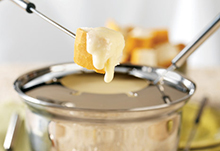 Homestyle Swiss Cheese Fondue