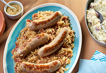 Beer and Kraut Brats