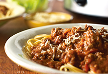 Slow Cooker Spaghetti Bolognese