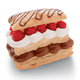 #caption27168 Chocolate Mousse Napoleons with Raspberries & Cream