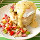Red Potato-Corned Beef Hash and Eggs in Puff Pastry Shells
