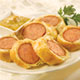 Spicy Honey-Mustard Sausage Wraps