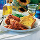 Chicken Italiano with Pepperidge Farm® Garlic Bread