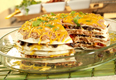7-Layer Meatless Tortilla Pie