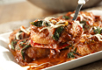 Skillet Pork Chops Florentine