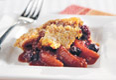 Peach & Berry Cobbler