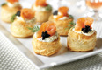 Smoked Salmon Blini Puffs