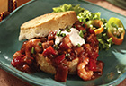 Jambalaya Shortcakes with Cayenne Cream