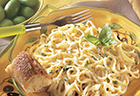 Linguine with Creamy Alfredo Sauce