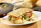 Chicken Pot Pie Squares