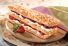 Strawberry White Chocolate Napoleons