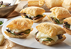 Portobello Mushroom Napoleon Appetizers
