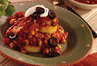 Polenta Sausage Stacks