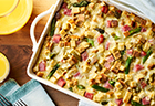 Ham and Asparagus Strata