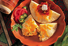 Lighter Chicken Quesadillas