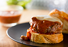 Italian Burgers with Olives & Mozzarella